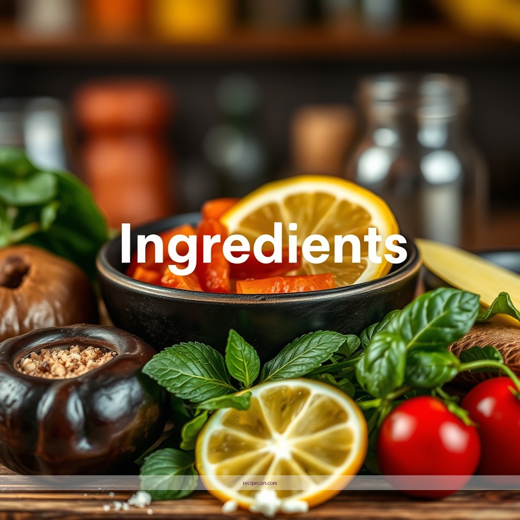 Ingredients - juice recipes for energy