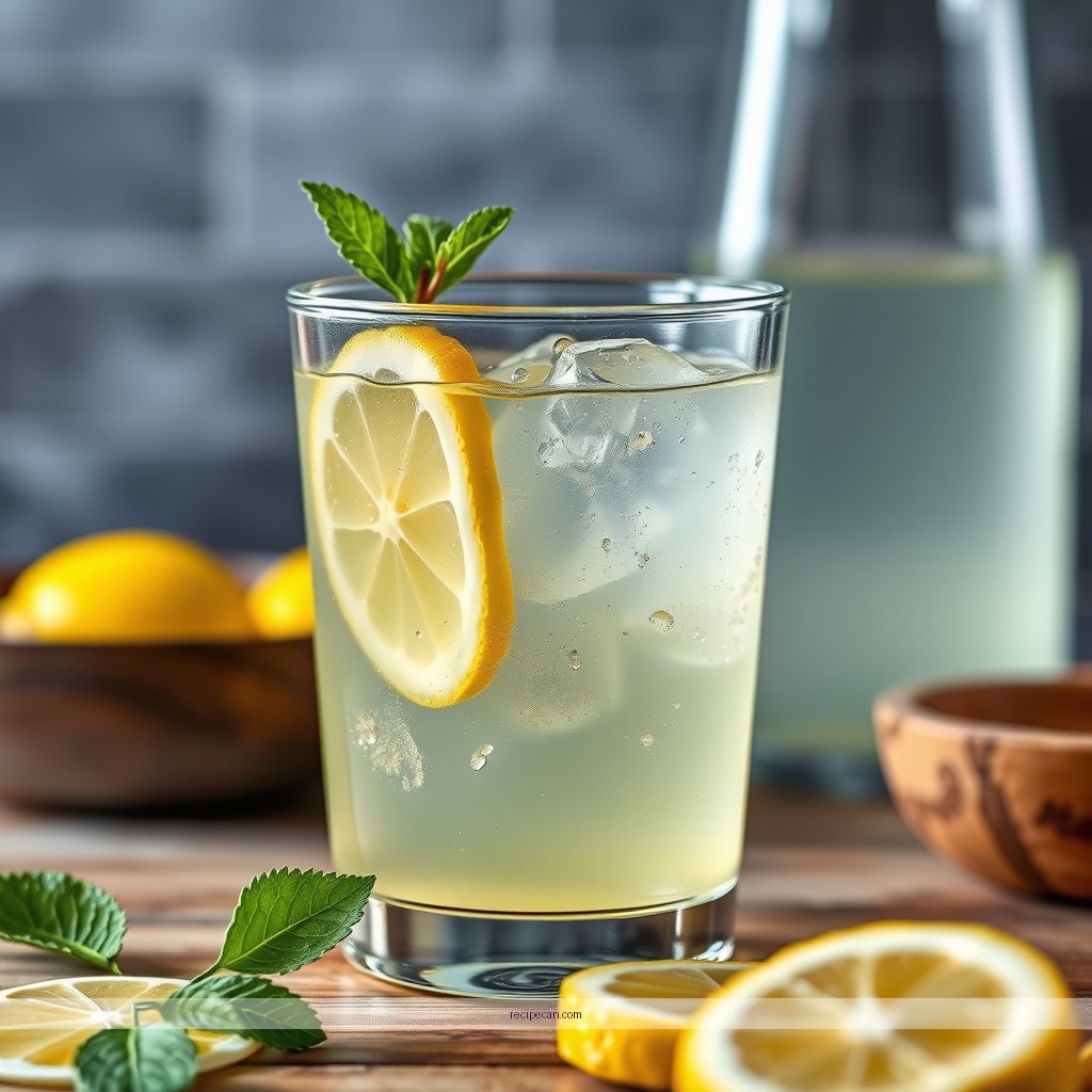Ingredients - lemon juice lemonade recipe