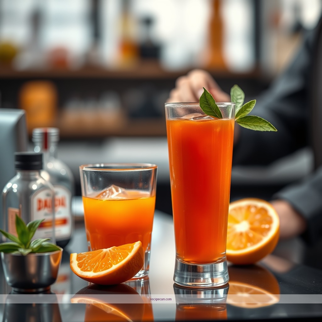 Ingredients - orange juice cocktail recipes