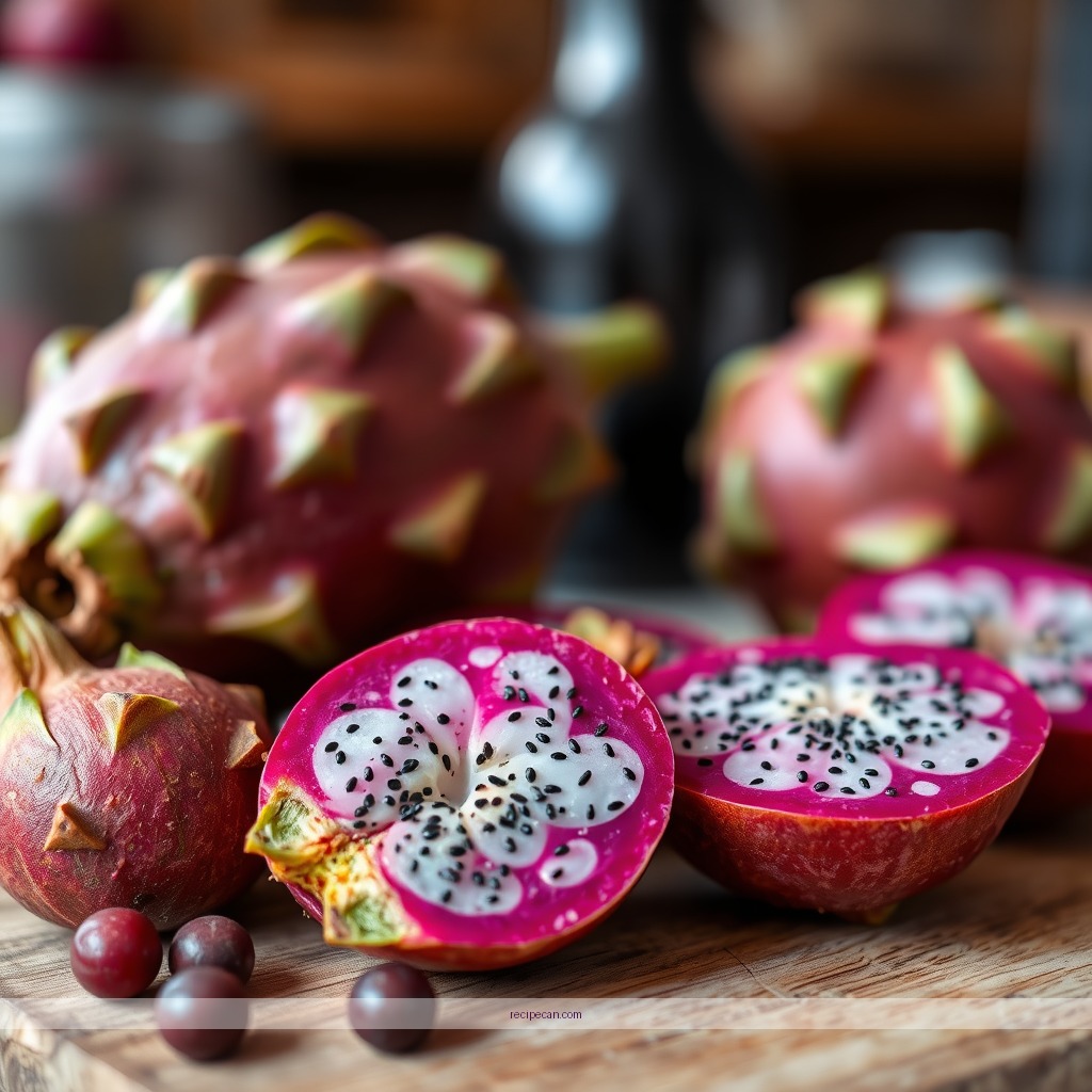 Ingredients - pitaya juice recipe