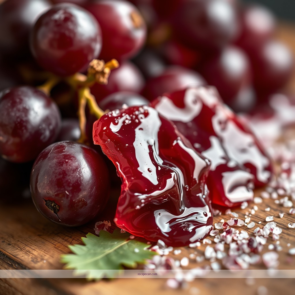 Ingredients - grape jelly recipe from juice