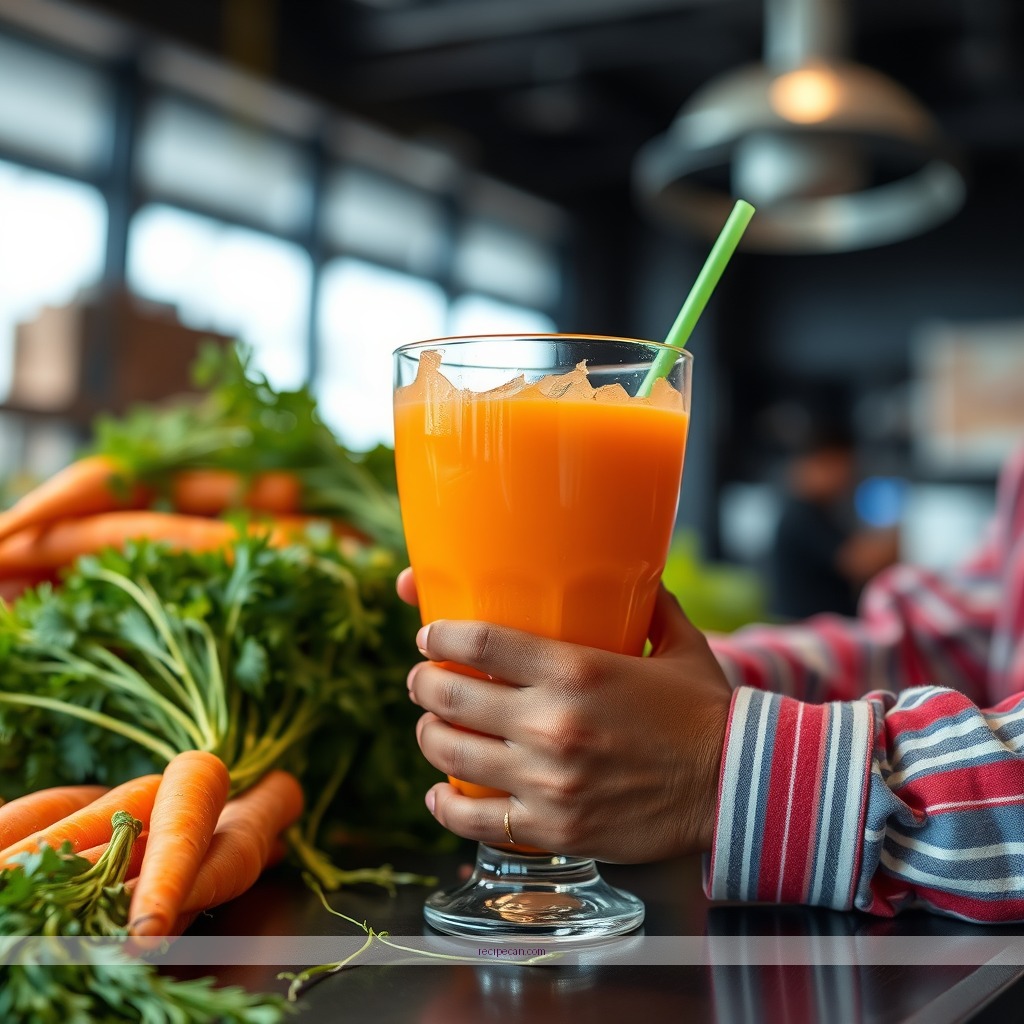 Ingredients - jamaican carrot juice recipe