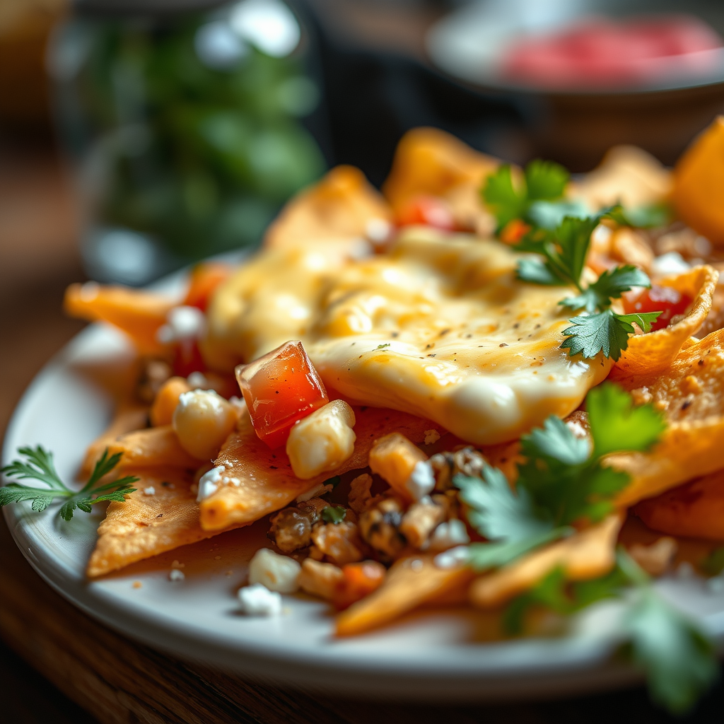 Ingredients - nachos and dip recipe