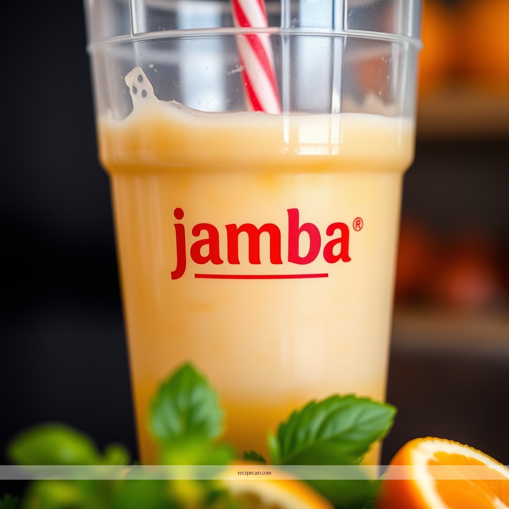 Ingredients - jamba juice orange dream machine recipe