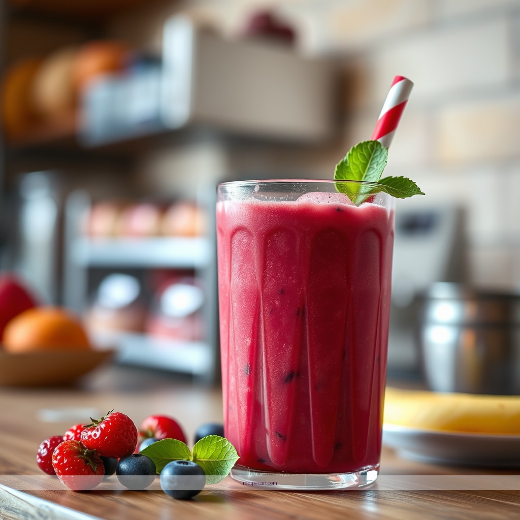 Ingredients - jamba juice razzmatazz recipe