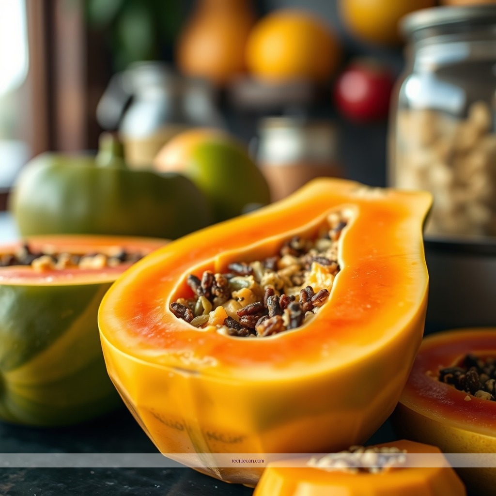 Ingredients - juice papaya recipe