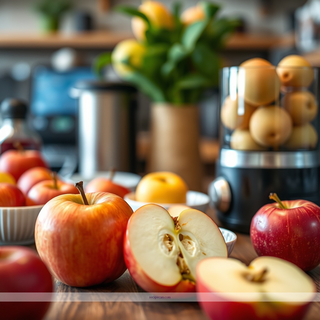 Ingredients - juicing recipes with apples