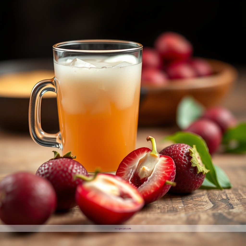 Ingredients - litchi juice recipe