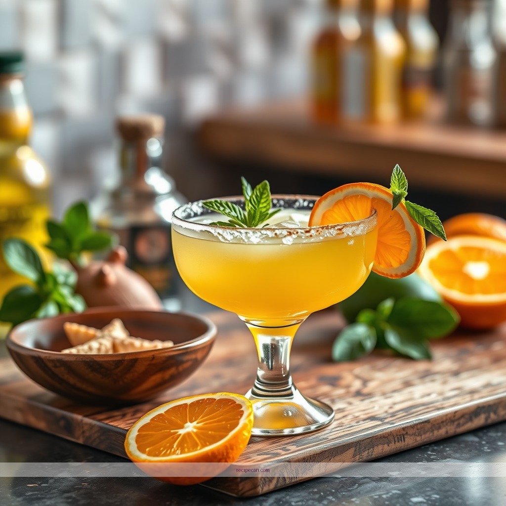 Ingredients - margarita recipe with orange juice