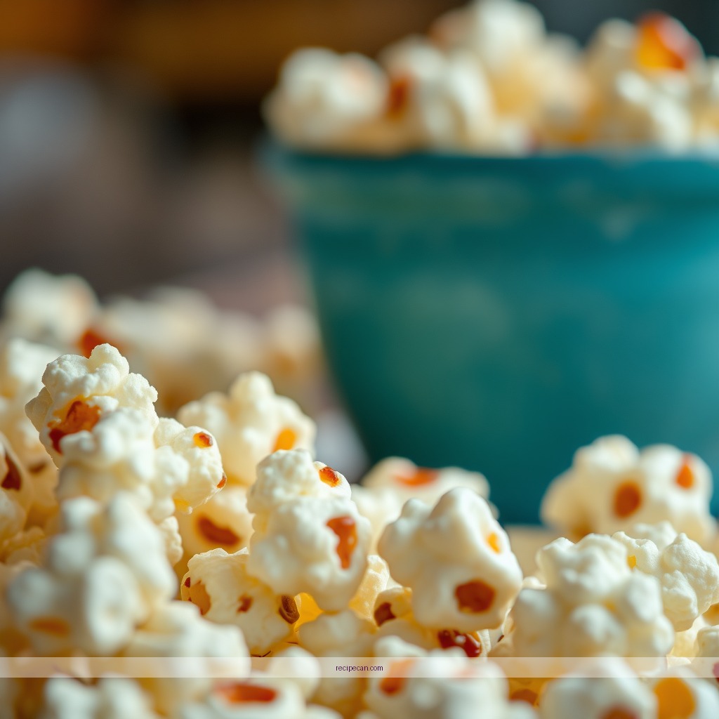 Ingredients - chocolate drizzle popcorn recipe