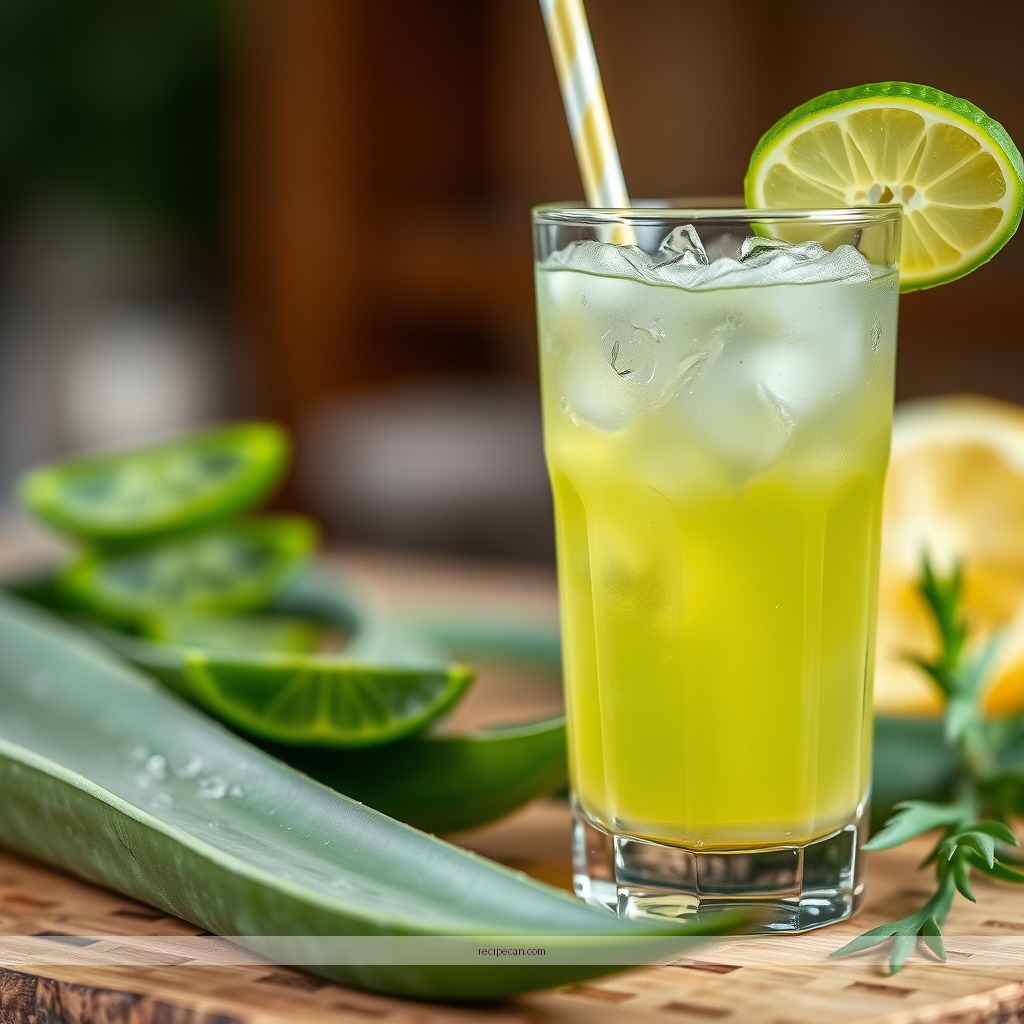 Ingredients - recipe aloe vera juice drink