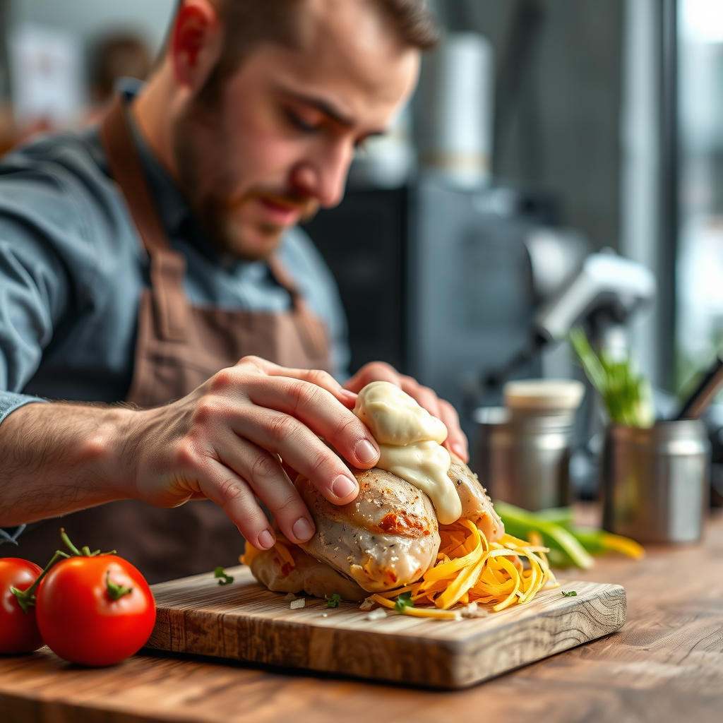 Ingredients - chicken and mayonnaise recipe