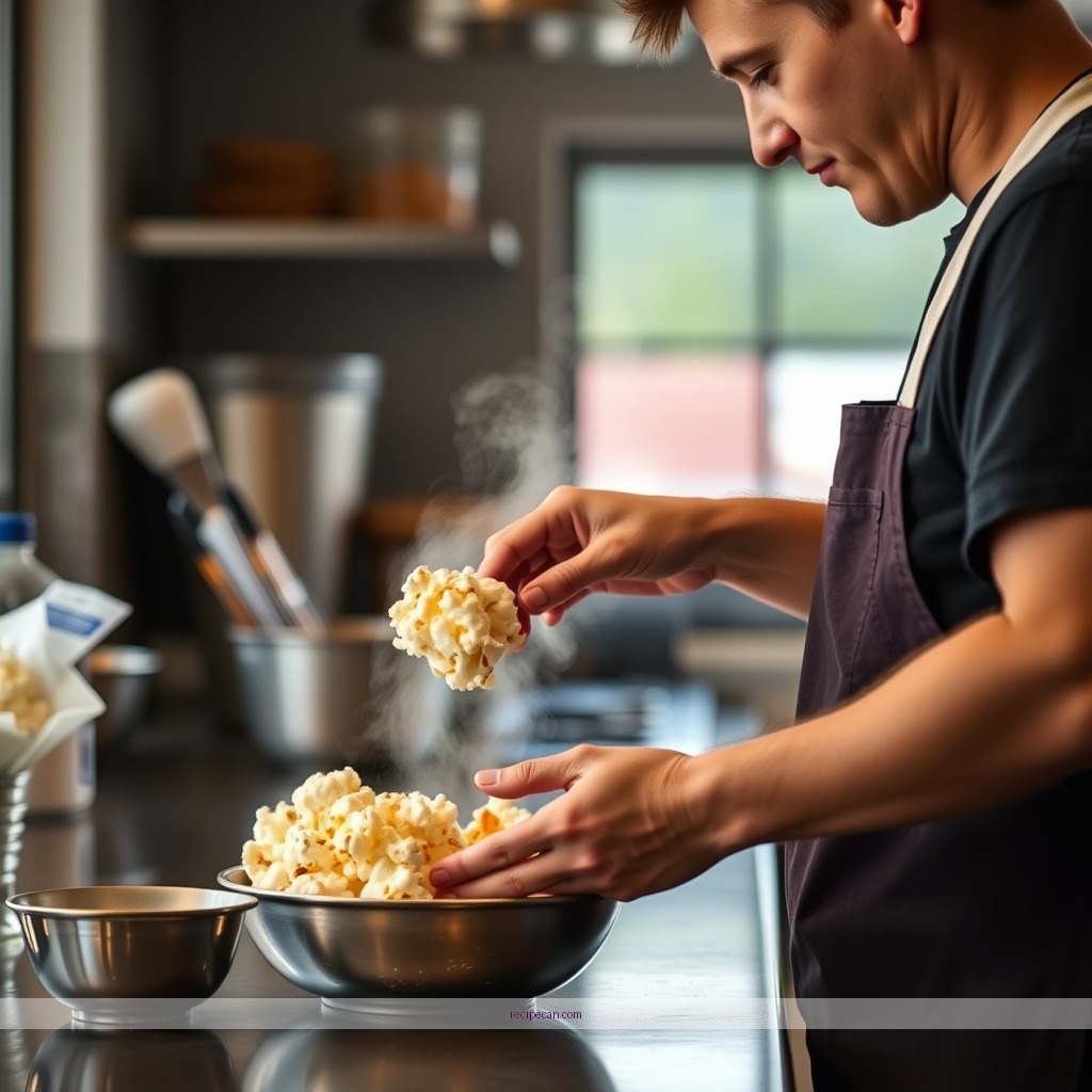 Instructions - popcorn ball recipe with corn syrup