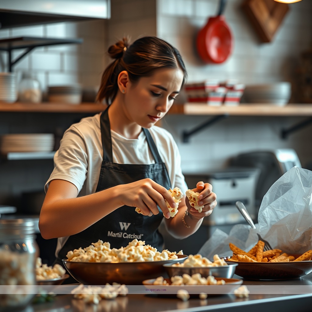 Instructions - recipe with popcorn