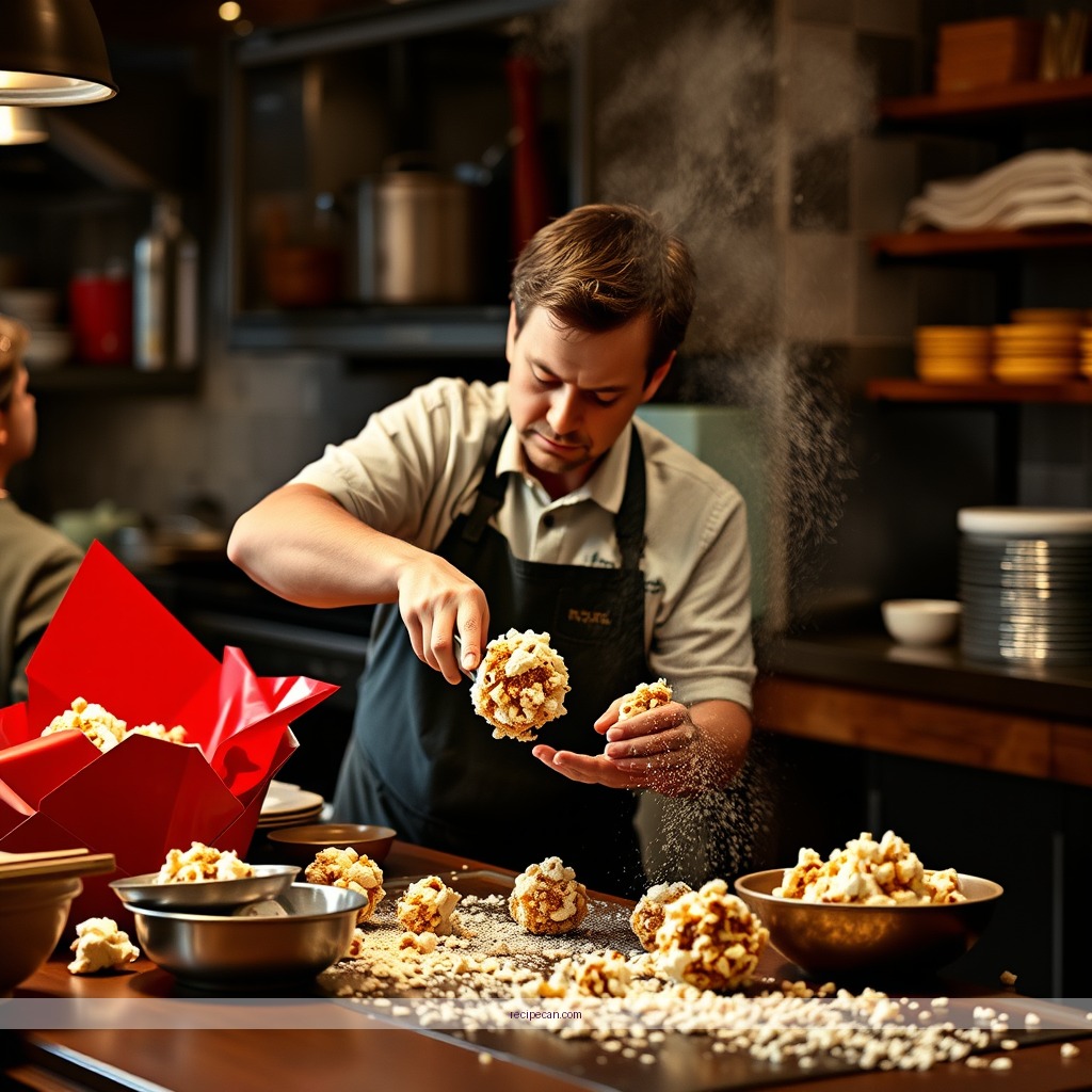 Instructions - recipe for popcorn balls