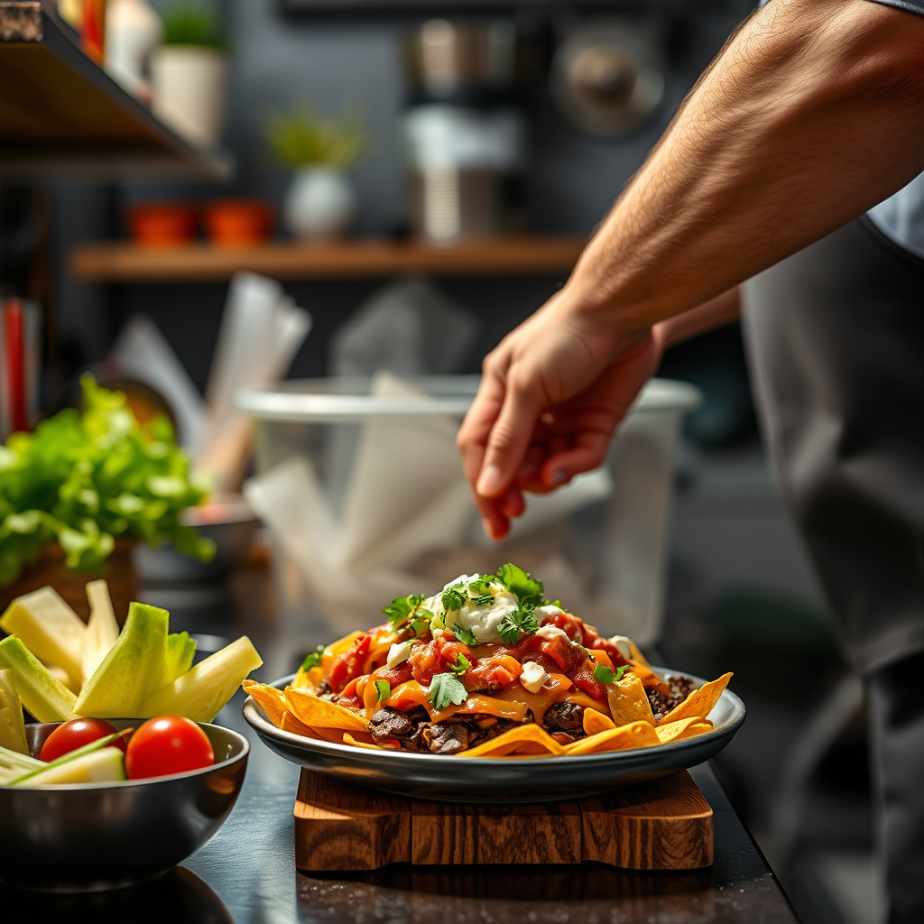 Instructions - hamburger nachos recipe