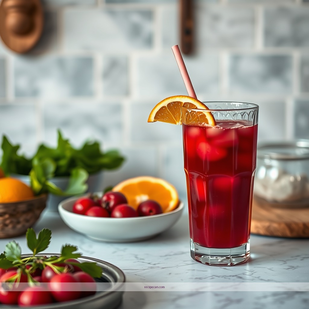 Instructions - cranberry orange juice recipe