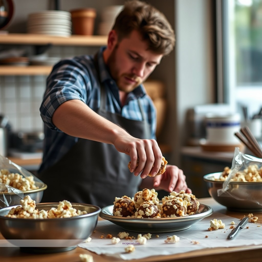 Instructions - halloween popcorn balls recipe