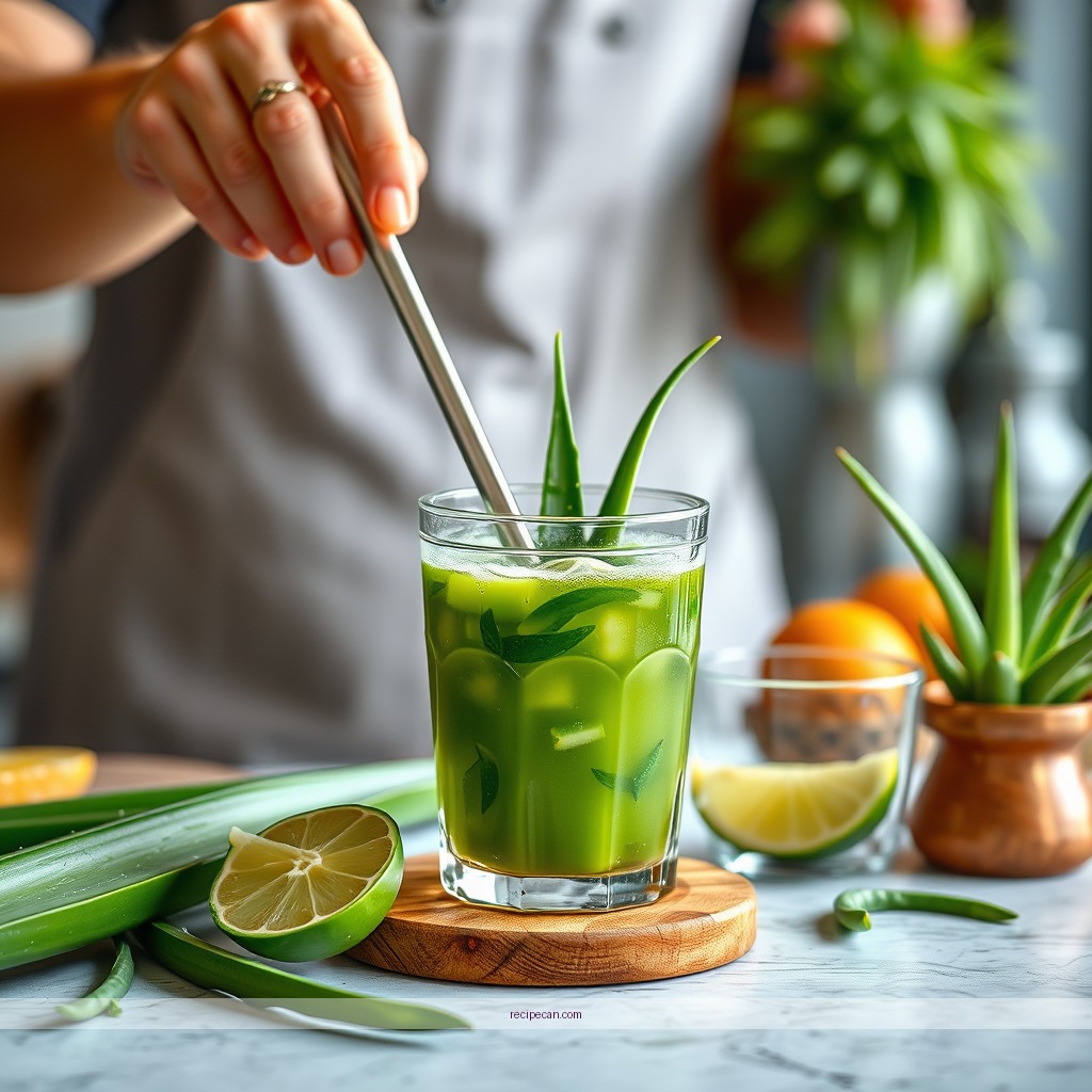 Instructions - juice recipes with aloe vera