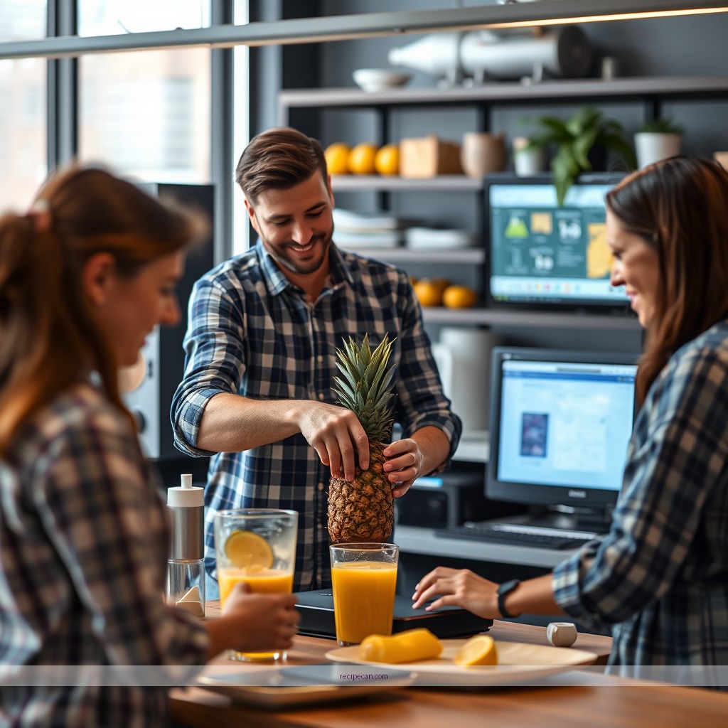 Instructions - juice recipes with pineapple