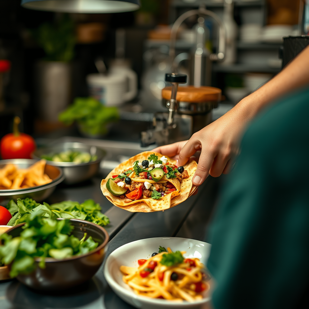 Instructions - vegetarian nacho recipe