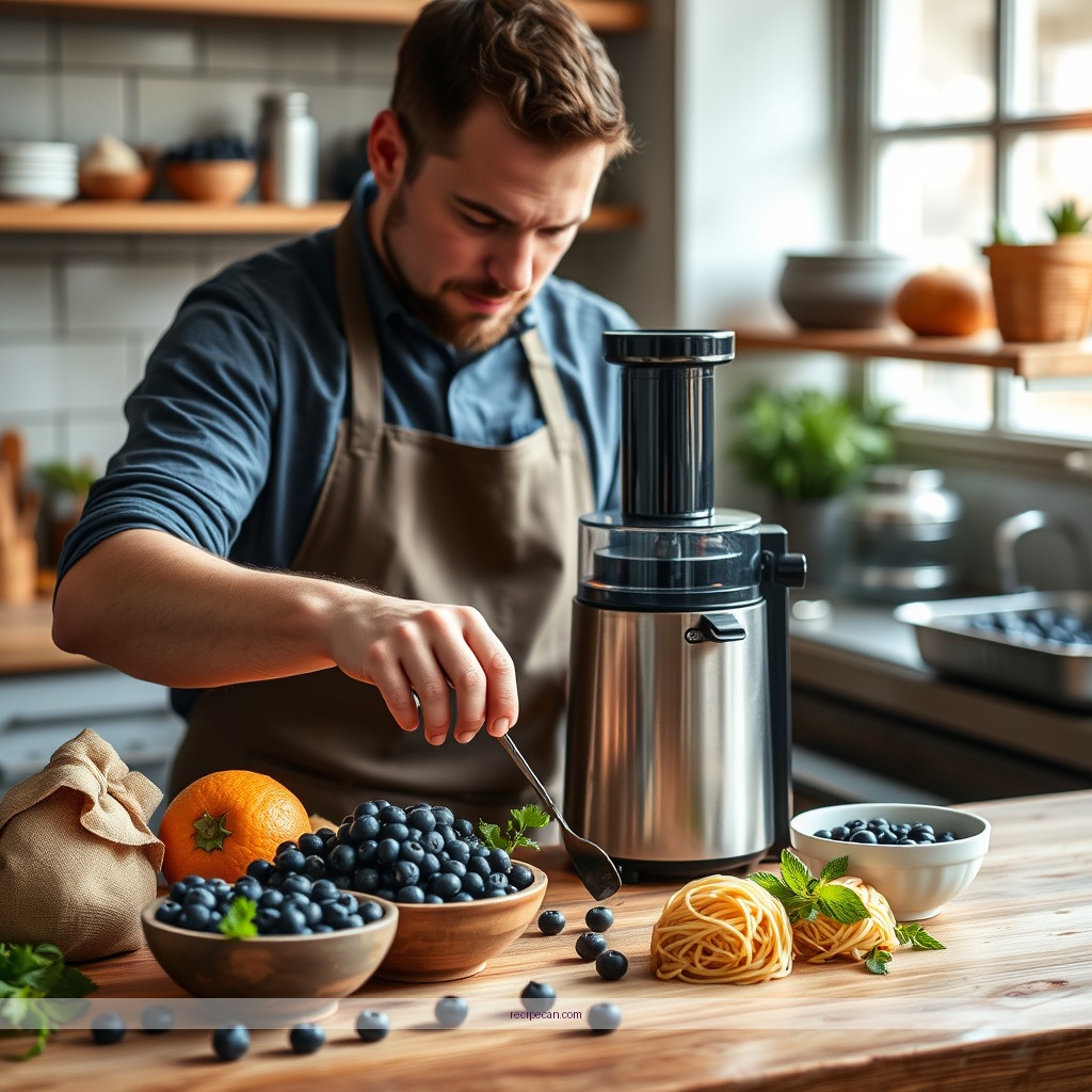 Instructions - juicer recipes with blueberries