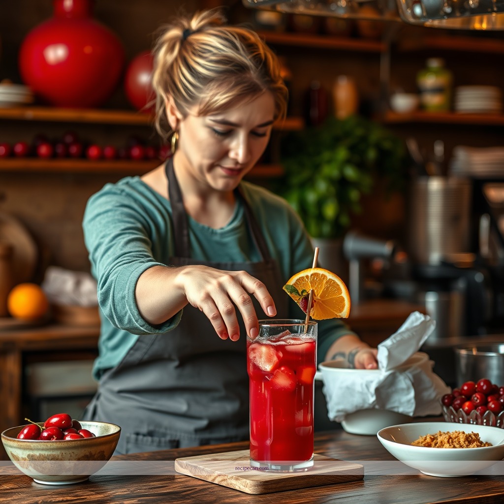 Instructions - orange cranberry juice recipe