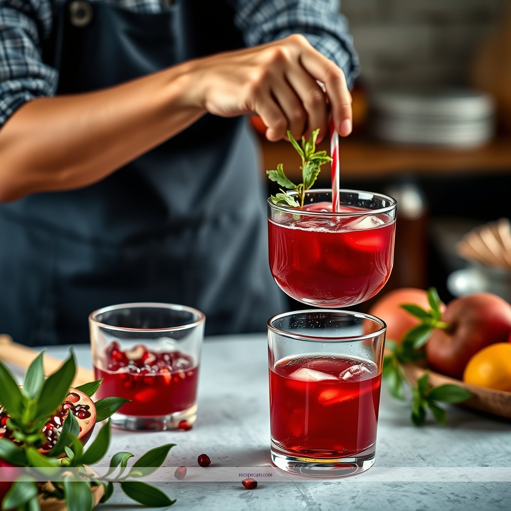 Instructions - pomegranate juice recipes