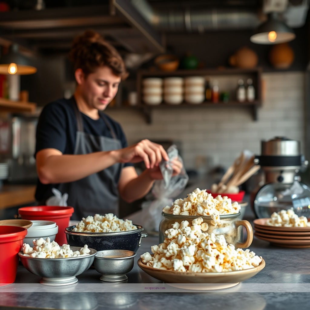 Instructions - kettle popcorn recipe