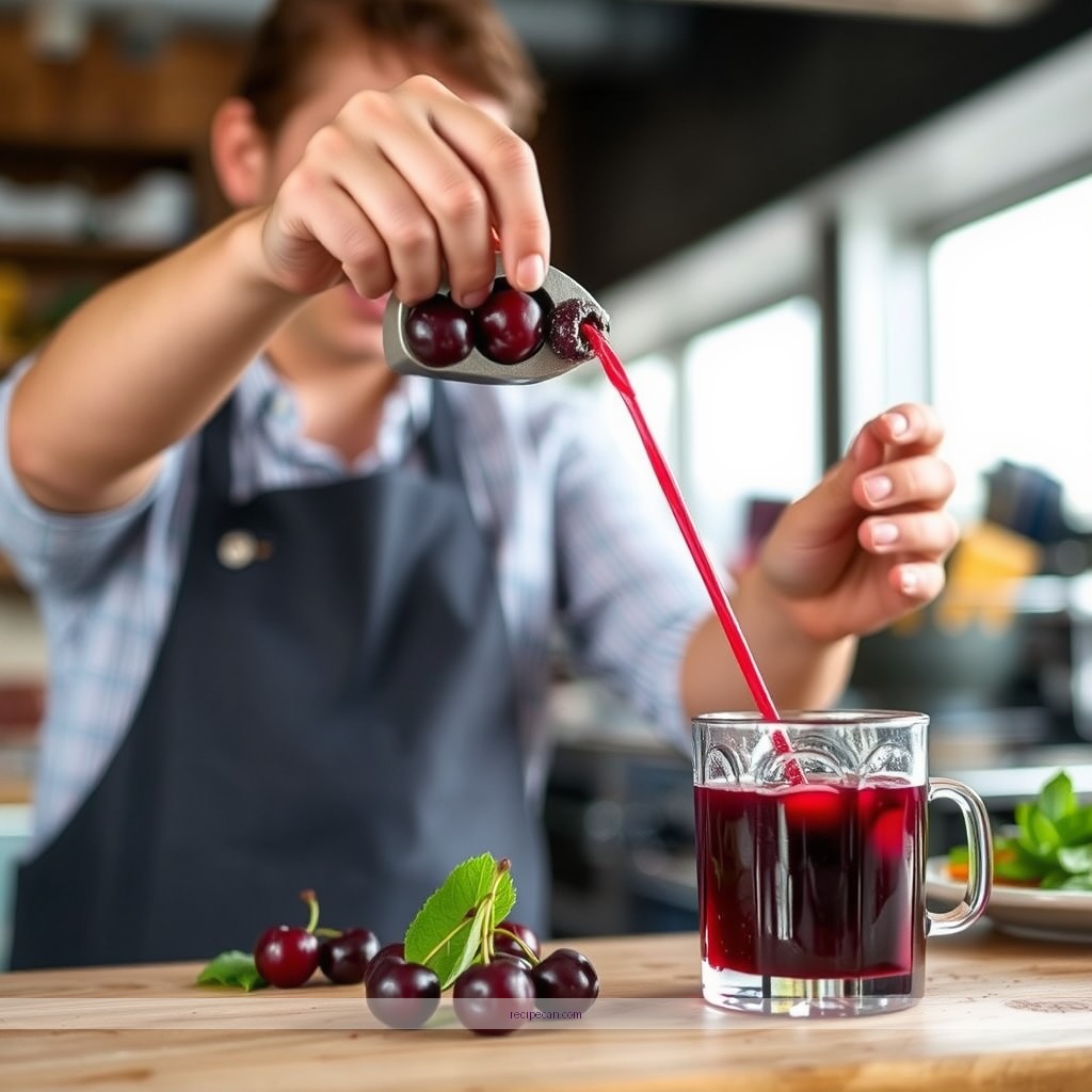 Instructions - recipe for tart cherry juice