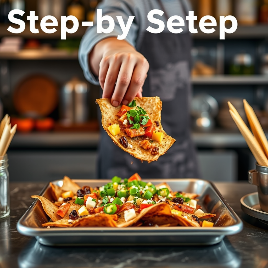 Instructions - baked nacho recipe