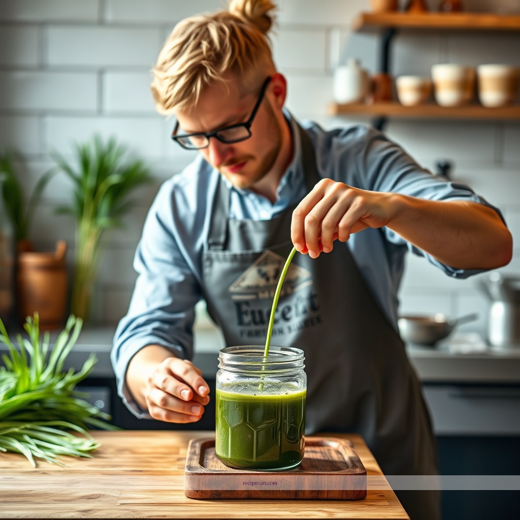 Instructions - wheatgrass juice recipe