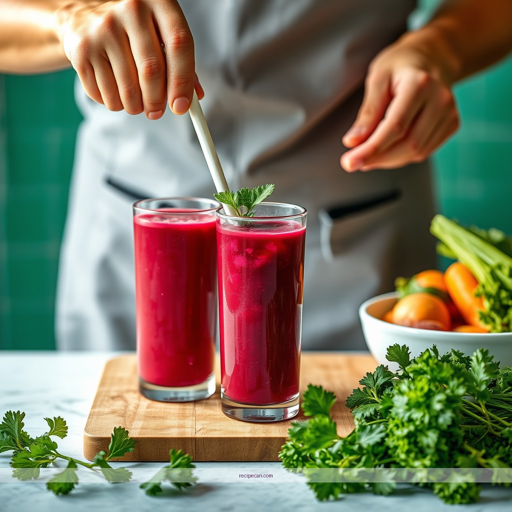 Instructions - beetroot and carrot juice recipe
