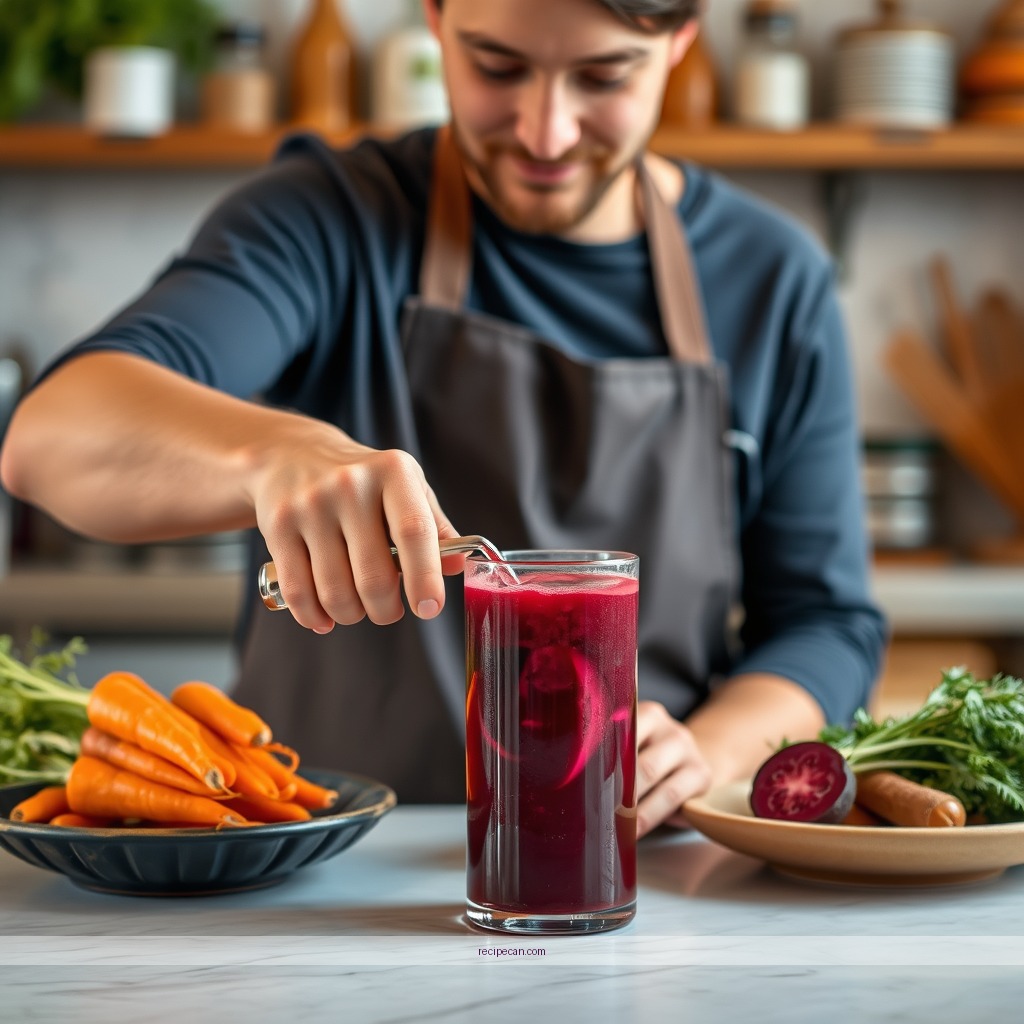 Instructions - carrot and beet juice recipe