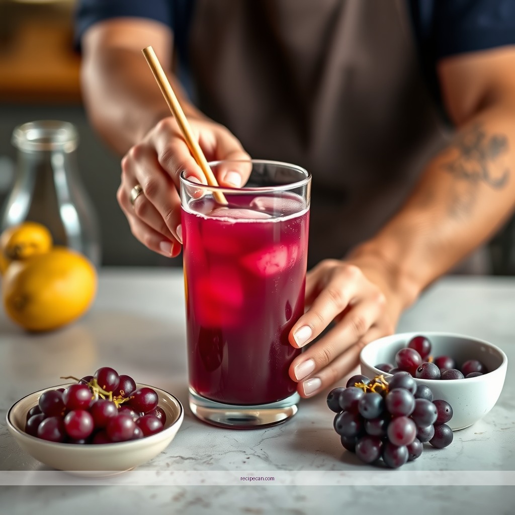 Instructions - concord grape juice recipe