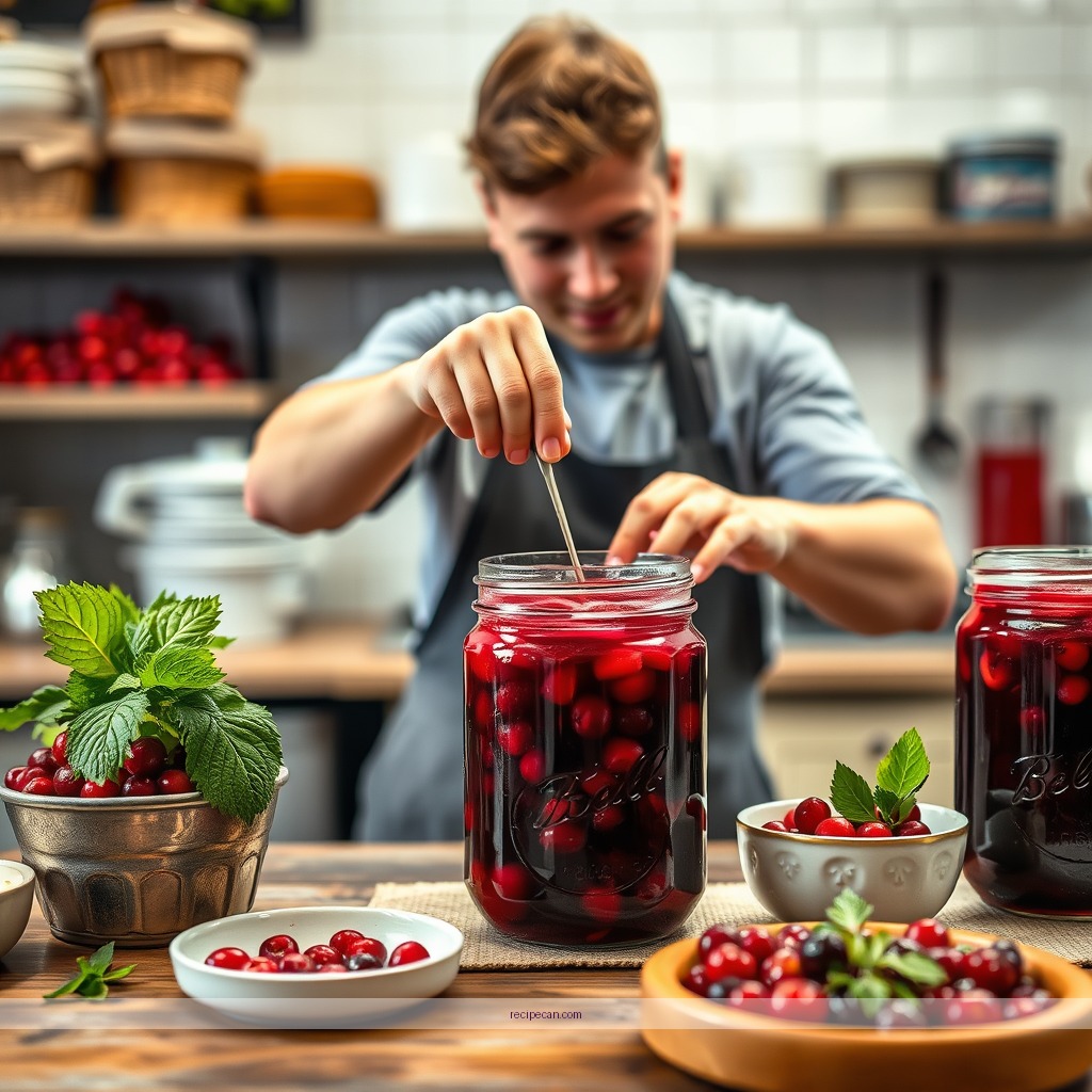 Instructions - cranberry juice canning recipe