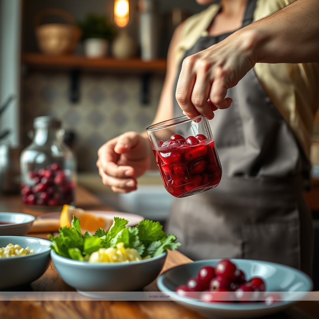 Instructions - cranberry relish recipe with orange juice