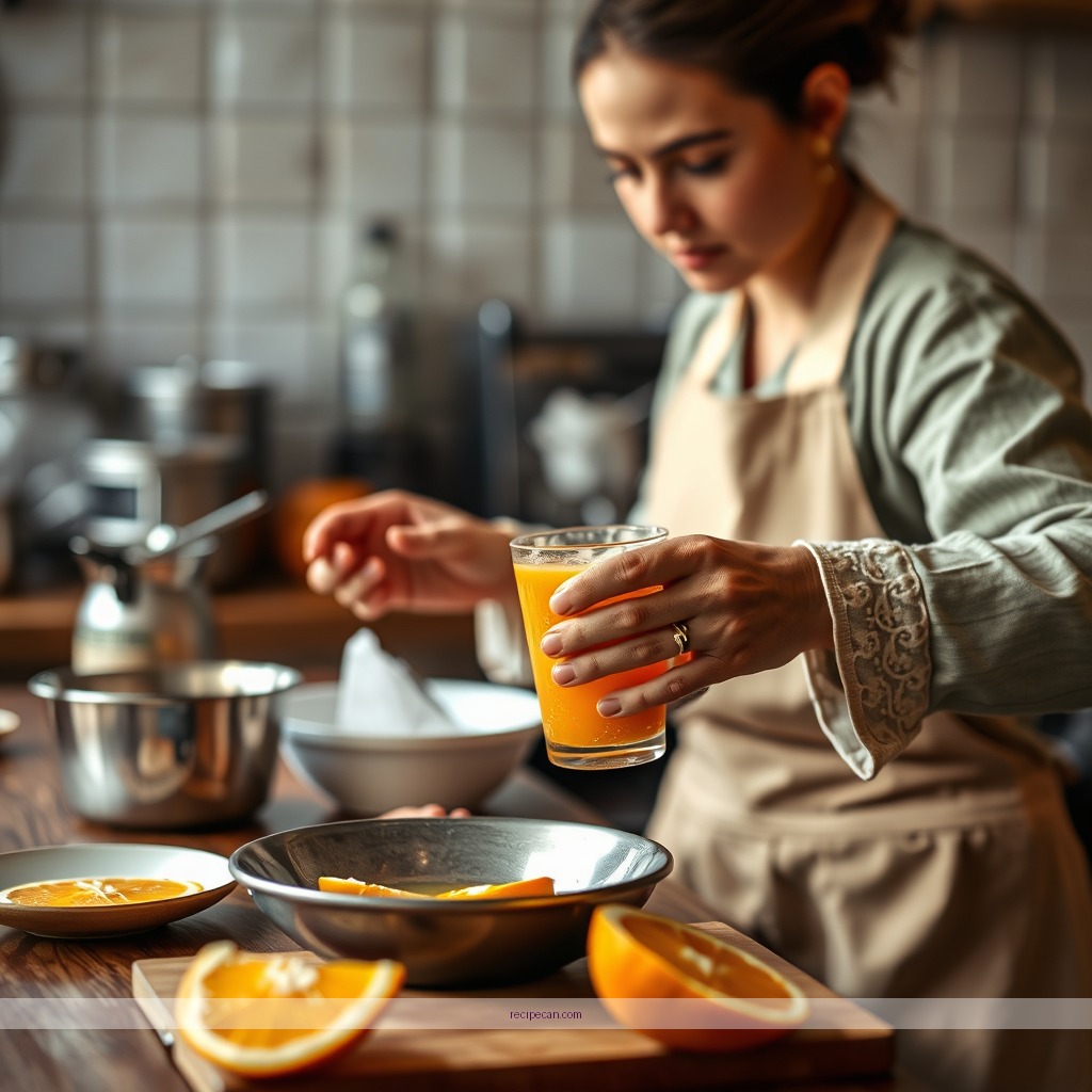 Instructions - fresh orange juice recipe