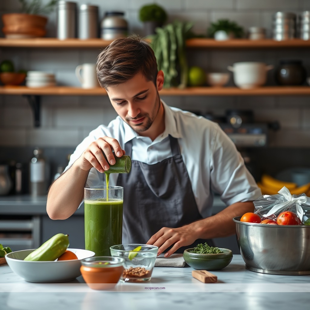 Instructions - green machine juice recipe