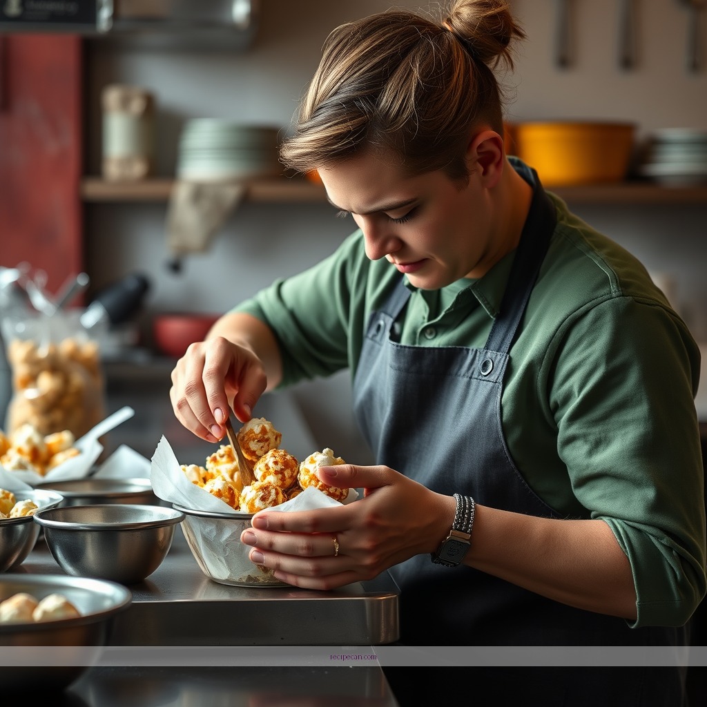 Instructions - popcorn caramel balls recipe