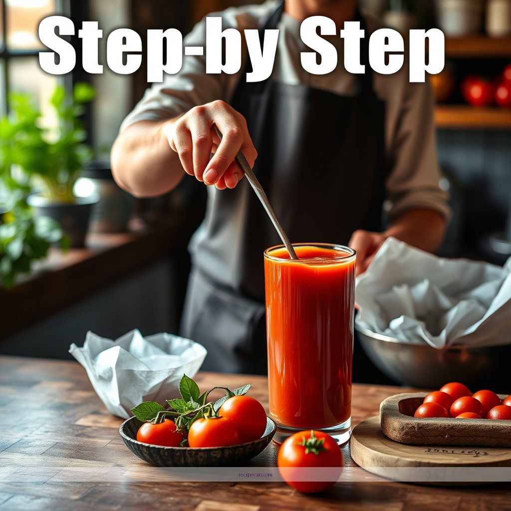 Instructions - homemade tomato juice recipes