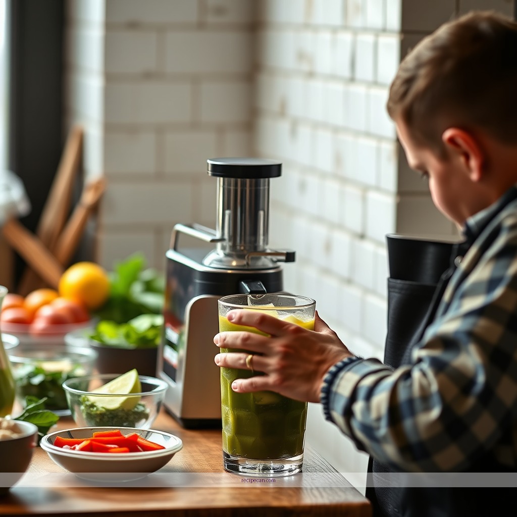 Instructions - homemade v8 juice recipe for juicer