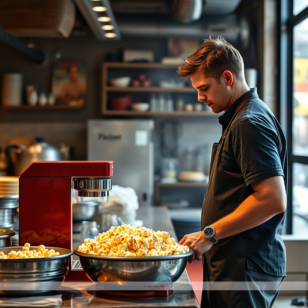 Instructions - popcorn recipe for machine