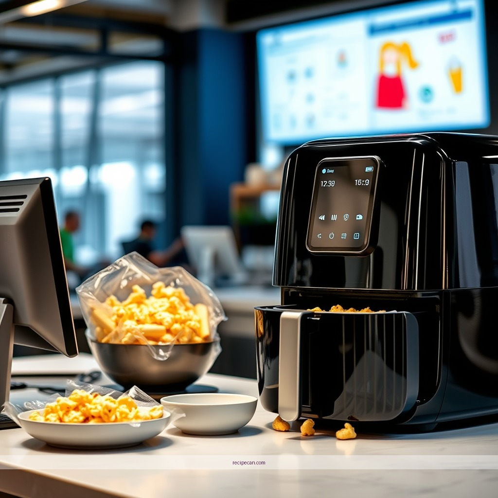 Instructions - air fryer popcorn recipe