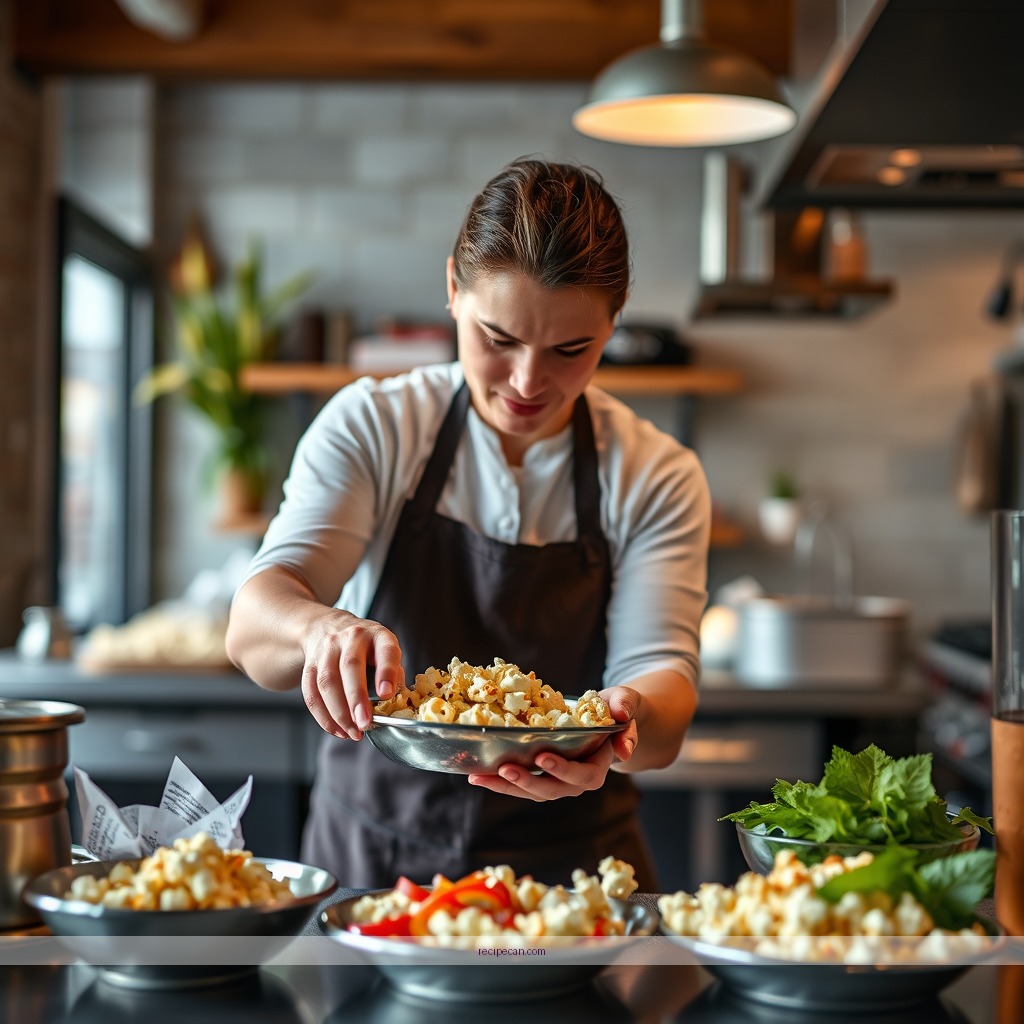 Instructions - popcorn salad recipe