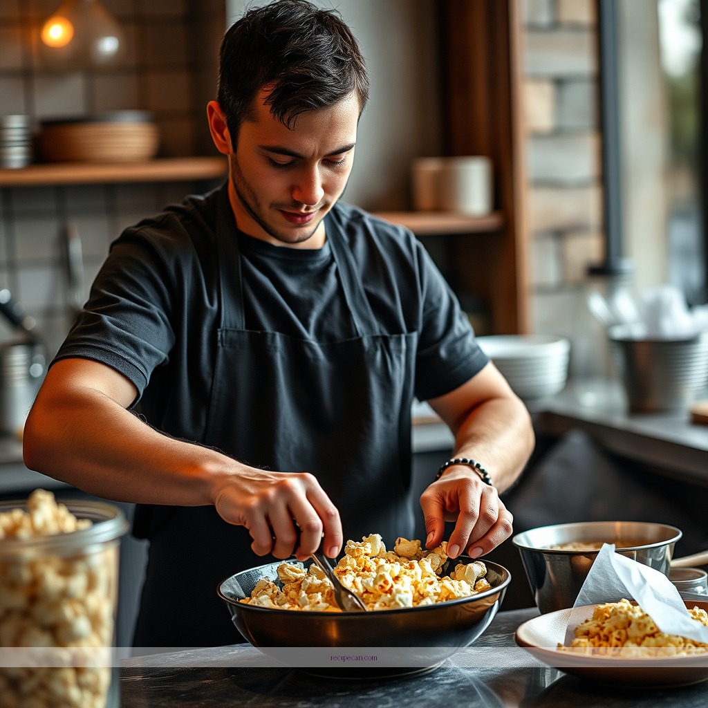 Instructions - protein popcorn recipe
