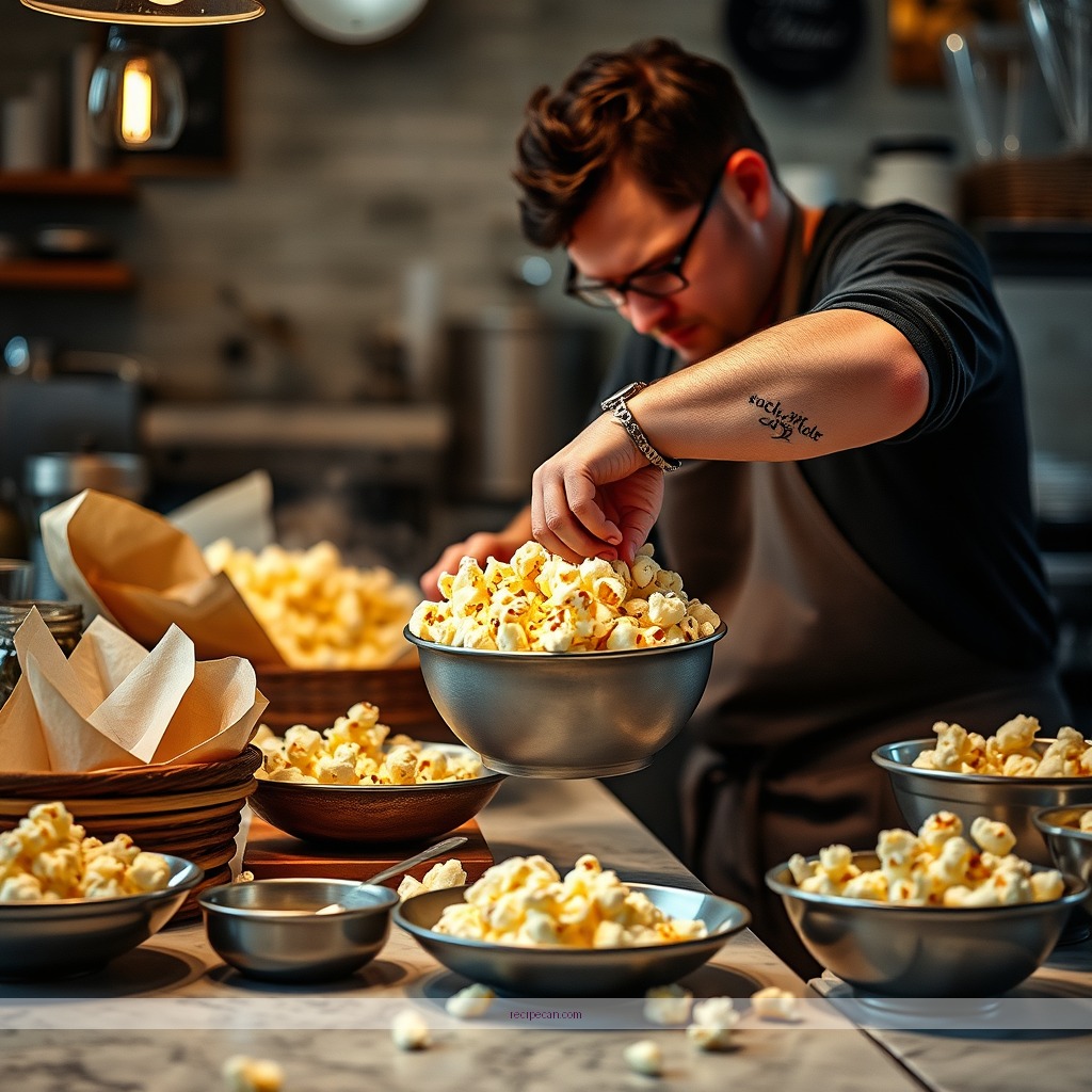 Instructions - truffle popcorn recipe