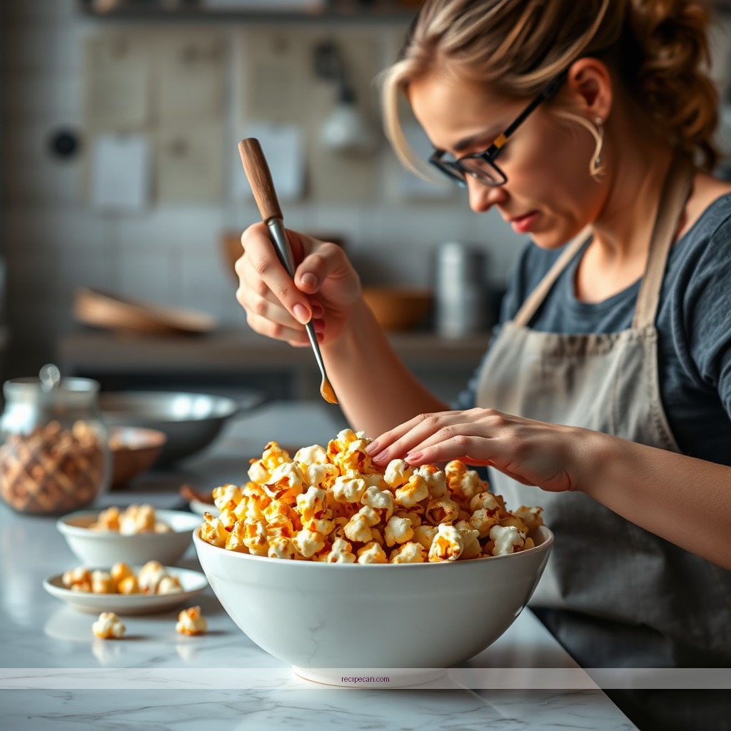 Instructions - caramel popcorn recipe without corn syrup