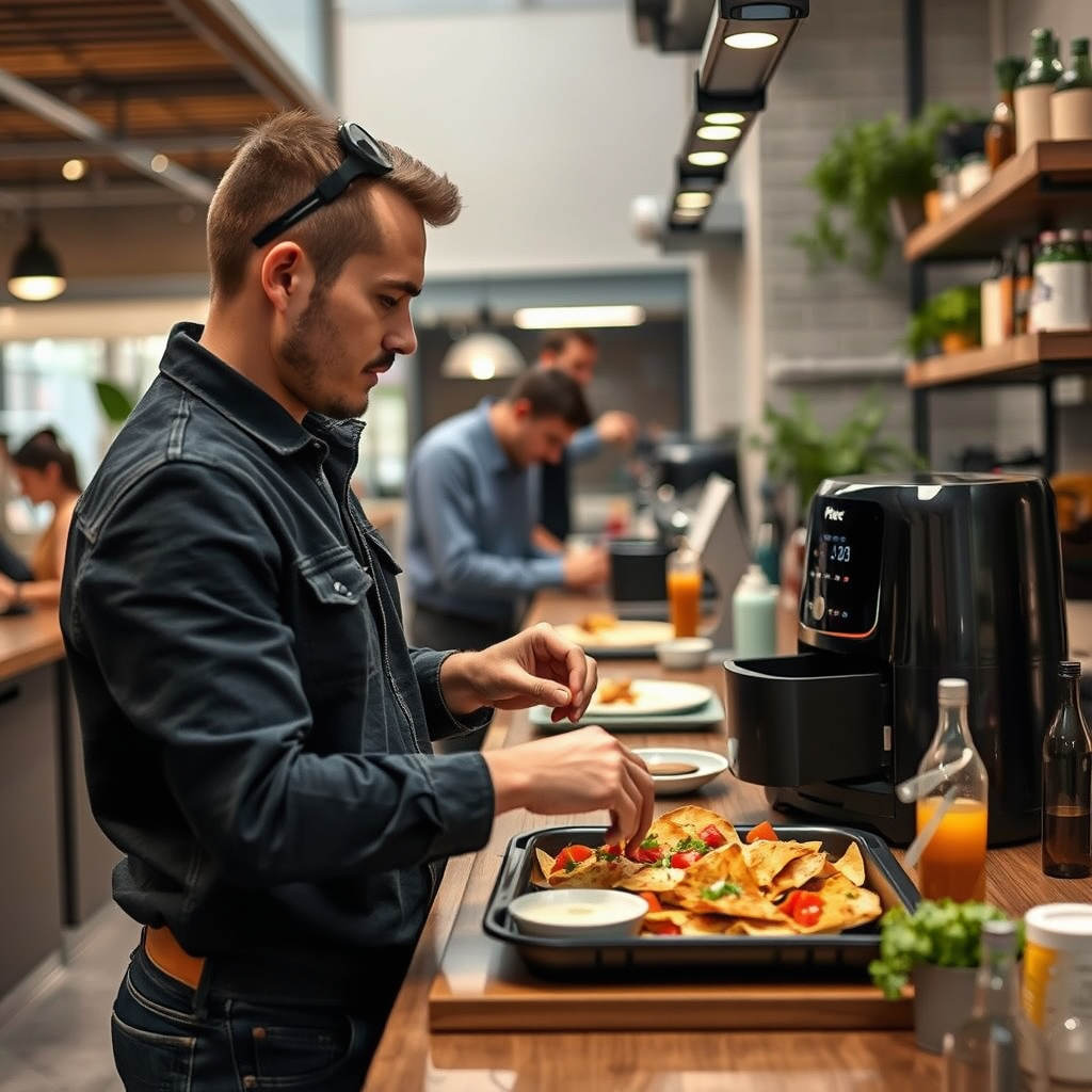 Instructions - air fryer nacho recipe