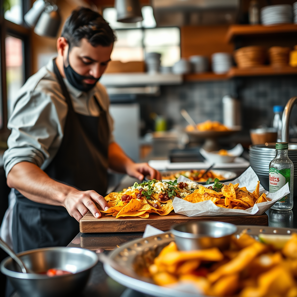 Instructions - cheesy nachos recipe